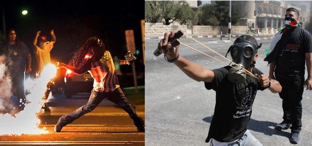 Ferguson, MO – Gaza:  Anger and violence